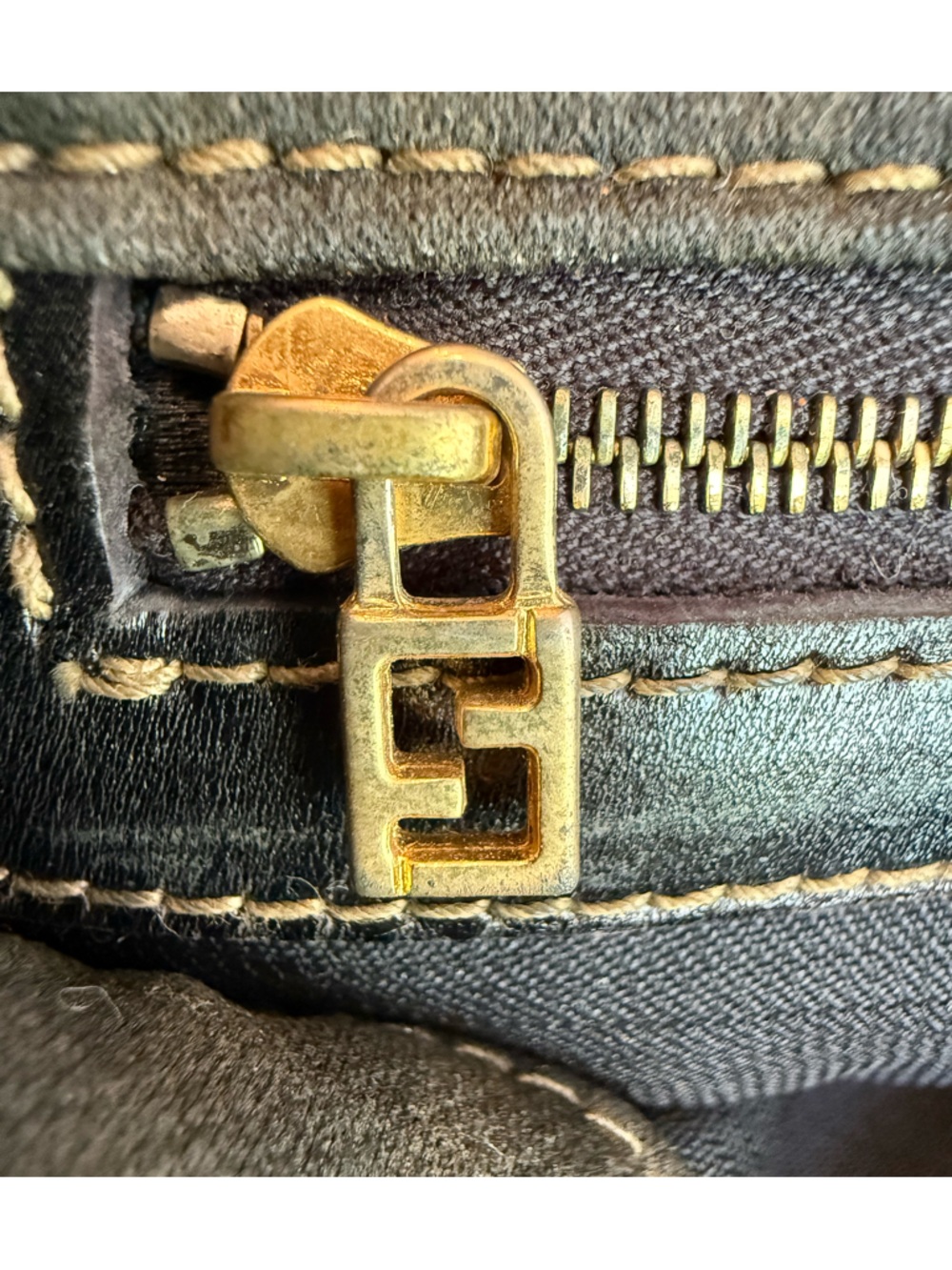 Fendi Pequin Canvas Shoulder Tote - Picture 8 of 10